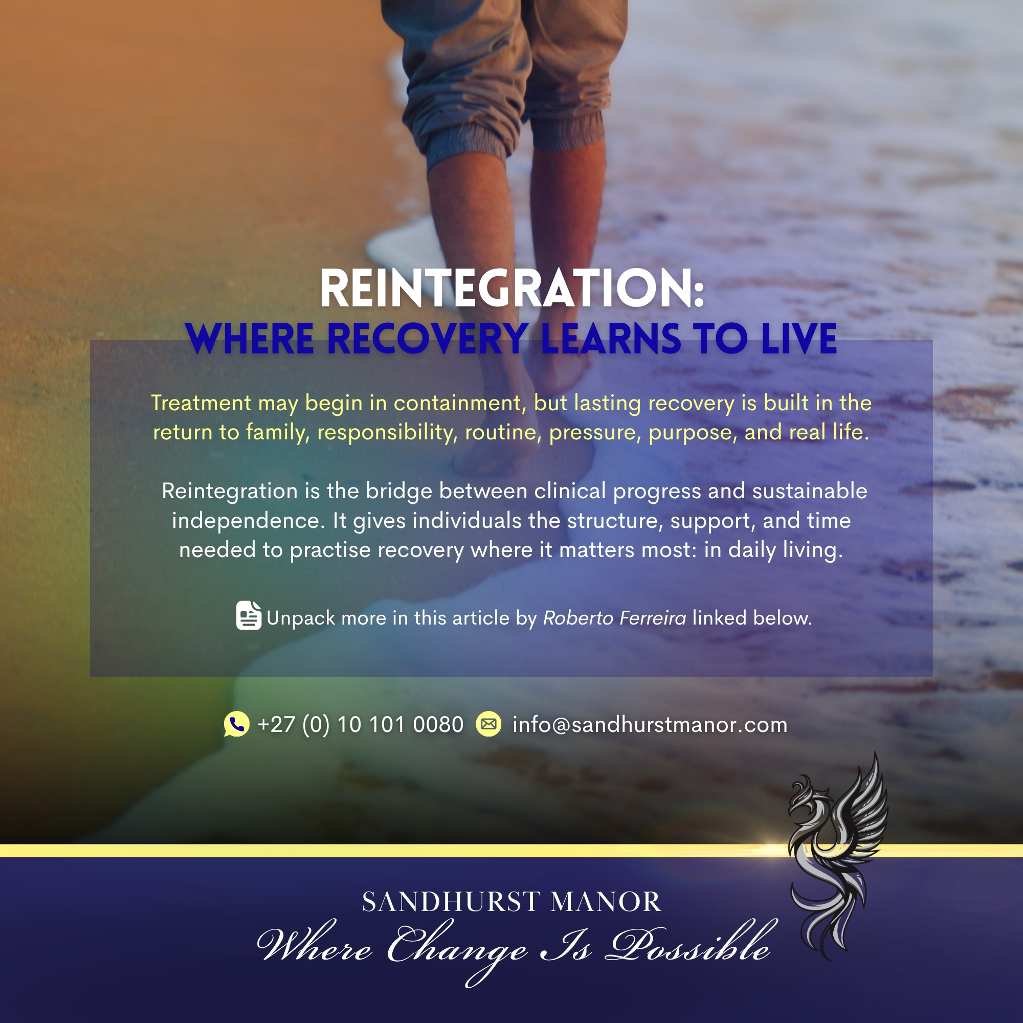 Reintegration in addiction recovery